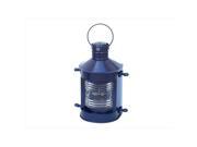 Handcrafted Model Ships NL 1133 10 Blue Iron Masthead Oil Lamp 12 in. Dark Blue Decorative Accent