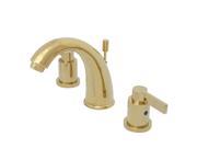 Kingston Brass KB8982NDL Two Handle 8 in. to 16 in. Widespread Lavatory Faucet with Brass Pop up