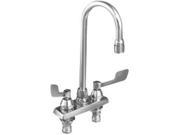 Delta Faucet Company 561246Lf Delta Teck Deckmount Gooseneck Kitchen Faucet 4 In. Center Lead Free