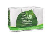Sev 13733PK 100% Recycled Bathroom Tissue Rolls 2 Ply White 300 Sheets 12 Rolls Pack
