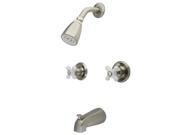 Kingston Brass KB248PX Two Handle Tub Shower Faucet