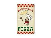 Past Time Signs V933 Hand Tossed Pizza Food and Drink Vintage Metal Sign