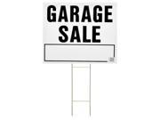 Hy ko LGS 2 20 in. X 24 in. White Garage Sale Lawn Sign
