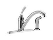 Delta Faucet Company 400Lf Delta Kitchen Faucet Single Lever Handle Lead Free Chrome
