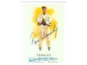 Autograph Warehouse 95153 Ron Teasley Autographed Baseball Card Negro League Baseball Player New York Cubans 2010 Allen And Ginters No. 291