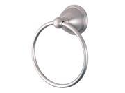 Kingston Brass BA3964SN Restoration 6 Inch Towel Ring Satin Nickel