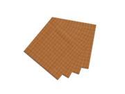 Patch Magic NPW094A Golden Rod Plaid Fabric Napkin 20 x 20 in.