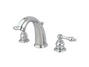 Kingston Brass KB981AL Two Handle 8 in. to 16 in. Widespread Lavatory Faucet with Retail Pop up