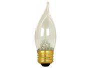 Feit BPEFC LED RP 2 Watt Clear Flame Tip 9 LED Light Bulb