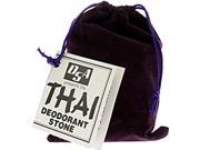 Thai Deodorant Stone 0118265 Stone in Velvet Pouch 1 Pouch