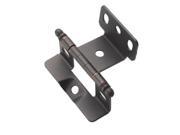 Amerock PK3175TBORB Full Inset Hinge Full Wrap .75 in. Door Thickness Ball Tip Oil Rubbed Bronze