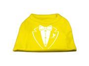 Mirage Pet Products 51 79 MDYW Tuxedo Screen Print Shirt Yellow Med 12