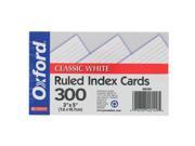 Esselte Pendaflex 40149 300 Count 3 in. X 5 in. White Ruled Index Cards