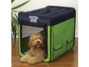 Pet Pals ZA420 31 Guardian Gear Collapsible Crate Med Lime Blue S