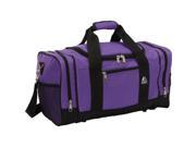 Everest 020 DPL BK Crossover Duffel Bag Dark Purple Black