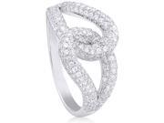 Doma Jewellery MAS02394 7 Sterling Silver Ring with Micro Set Cubic Zirconia Size 7