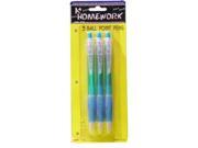Bulk Buys Retractable ball point pens 3 pack Case of 48