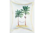 Betsy Drake HJ085 Palm Trees Monkey Art Only Pillow 15 x22