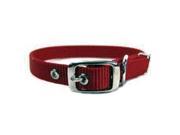 Hamilton Pet Company Single Thick Nylon Dog Collar Red .63 X 16 ST 16RD