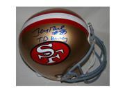 Victory Collectibles VIC 000089 30333 1 Jerry Rice Autographed T.D. King Throwback San Francisco Replica Helmet