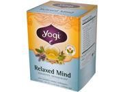 Yogi 0951939 Relaxed Mind Herbal Tea Caffeine Free 16 Tea Bags