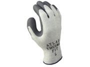 Showa Best Glove 451L 09.RT Gray With Gray Dip Wrinkle Finish Large