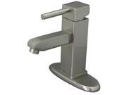 Kingston Brass KS8448DL Single Handle 4 in. Centerset Lavatory Faucet with Push Up Optional Deck Plate