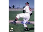 Bob Feller Autographed Cleveland Indians 8X10 Photo