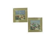 christmas painting assorted designs 6.875 x 6.875 inch Pack of 24