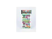 assorted photo caption stickers Pack of 48