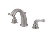 Kingston Brass KB988 Two Handle 8 in. to 16 in. Widespread Lavatory Faucet with Retail Pop up