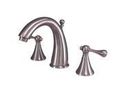 Kingston Brass KS2978BL Two Handle 8 in. to 16 in. Widespread Lavatory Faucet with Brass Pop up