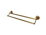 Kingston Brass BA9313PB Georgian 24 Inch Dual Towel Bar Polished Brass