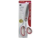 Singer 8 .50in. Red White Stainless Steel Fabric Scissors 00445