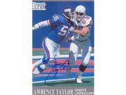 Lawrence Taylor Autographed New York Giants 4X6 Photo 2X Super Bowl Champion