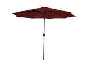 Summer 93168 Crank Market Umbrella Burgundy