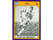 Autograph Warehouse 91246 John Ed Bradley Football Card Lsu 1990 Collegiate Collection No. 51