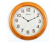 Maples Clock L155 16 in. Wooden Wall Clock