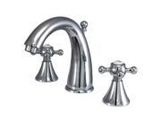 Kingston Brass KS2971BX Two Handle 8 in. to 16 in. Widespread Lavatory Faucet with Brass Pop up