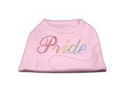 Mirage Pet Products 52 65 SMLPK Rainbow Pride Rhinestone Shirts Light Pink S 10