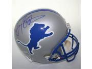 Victory Collectibles VIC 000013 30350 Barry Sanders Autographed Throwback Detroit Replica Helmet