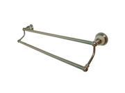 Kingston Brass BA1753PN Heritage 24 Inch Wall Mount Dual Towel Bar Polished Nickel