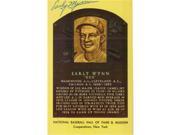 Powers Collectibles 26522 Signed Wynn Early Hall of Fame Plaque Post Card