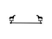 Village Wrought Iron TB 68 S Small Horse Towel Bar