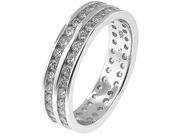 Doma Jewellery MAS02375 5 Sterling Silver Ring with Cubic Zirconia Size 5