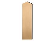 Salsbury 22244MAP Double End Side Panel For 18 Inch Deep Extra Wide Designer Wood Locker With Sloping Hood Maple