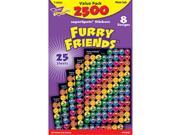 Trend Enterprises Inc. T 46922 Furry Friends Superspots Stickers Value Pack