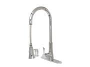 Dyconn Mediterranean TB001 A18 18 Inch Modern Single Handle Pull Out Dual Spray Kitchen Faucet with matching Soap Dispenser Polished Chrome