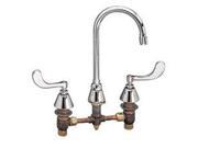 Chicago Faucet Company 557529Lf Chicago Two Turn Non Metering Kitchen Faucet Chrome Lead Free