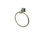 Kingston Brass BAH8644SNPB Claremont Towel Ring Satin Nickel Polished Brass